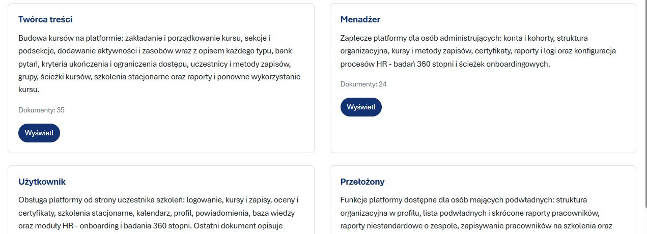 Dokumentacja platformy: instrukcje w jednym miejscu